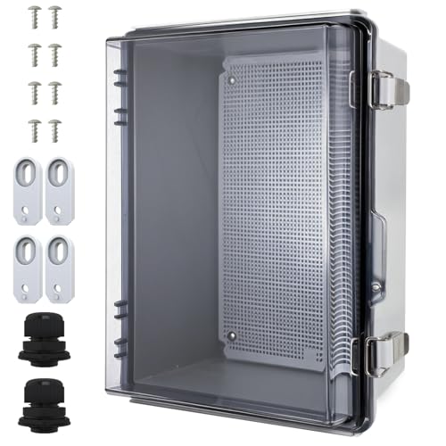 Boîte de jonction extérieure étanche ABS avec couvercle transparent pour protéger vos circuits