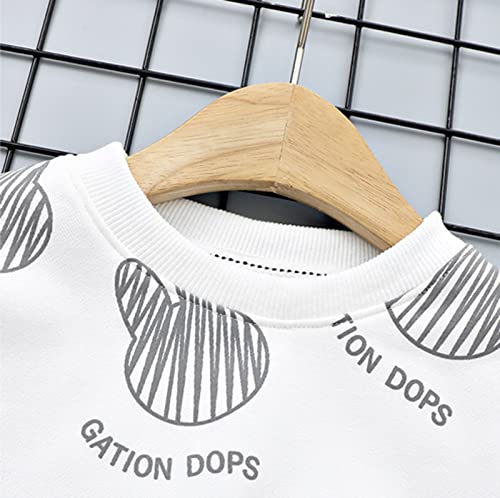 Kids Boy Girl Cute Oversized Sweatshirt Crewneck Pullover Long Sleeve Bunny Letter Shirt Top Fall Winter Outfit3