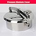 RAMBEX 1pcs Pressure Manhole Cover，DN100 159 200 219 250 300 Stainless Steel Manway Cover, Round Sanitary Quick Opening Manhole Doors(Size:DN250), 045896
