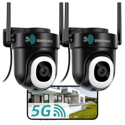 ZUMIMALL Home Security Cameras 2-Pack