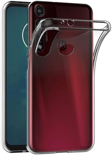 MaiJin Custodia per Motorola Moto G8 Plus (6,3 Pollici) Morbido TPU Cover Cristallo di rocca Trasparente Anti Scivolo Protezione Posteriore Cover