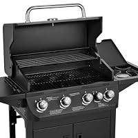 TAINO BRANDO 4+1 Gasgrill 4 Brenner Seitenkocher BBQ Grillwagen Gasgriller – Ansicht 8
