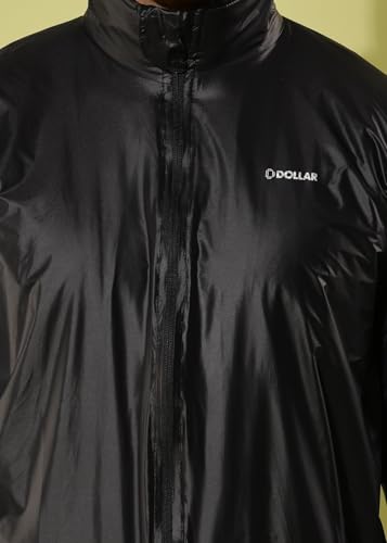 Image of Dollar Men's Polyester Solid Windcheater Jacket With Zipper Pockets