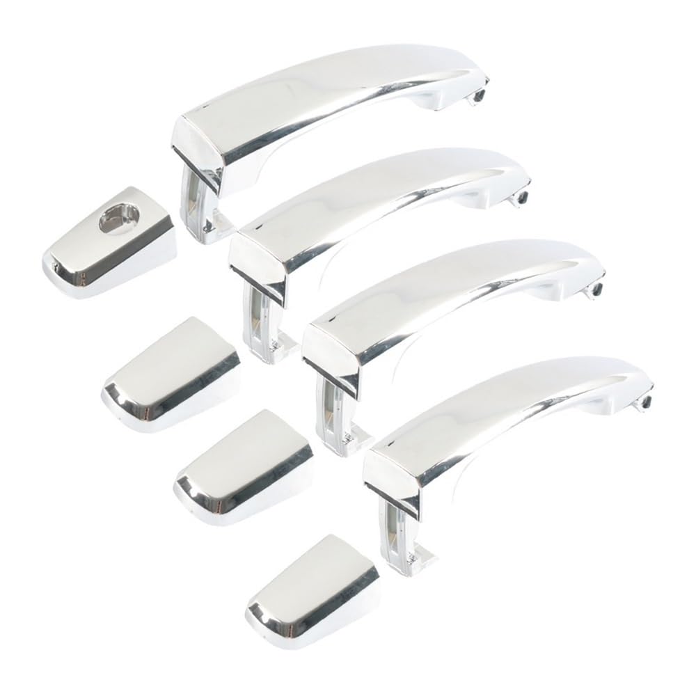 Mhtgd 1Set Silver Abs 4Pcs/Set 96468268 96468254 96468293 96468266 Door Handle For For Aveo For Captiva Sport For Saturn For Vue