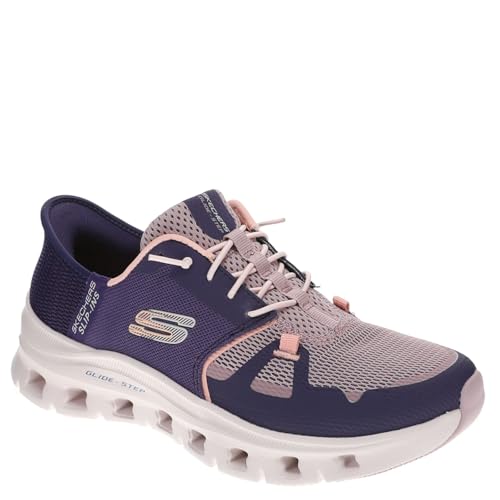 Image of Skechers Sport Slip-Ins: Glide-Step Pro-150420 Women's Slip On, 8 C /D US, Purple-Coral