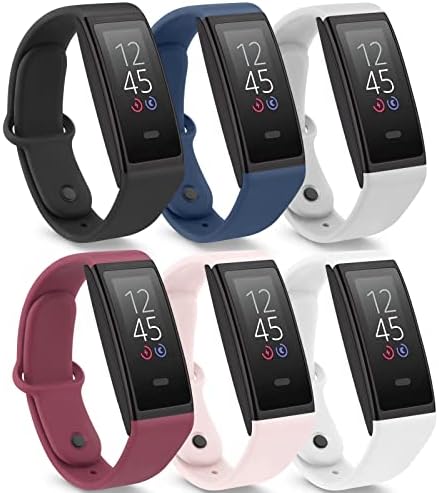 Oumida Bands for Amazon Halo View Fitness Tracker, 6 Pack Soft Silicone Wristband for Women Men, One Size Adjustable Replacement Straps, Multiple Colors