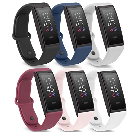 Oumida Bands For Amazon Halo View Fitness Tracker, 6 Pack Soft Silicone Wristband For Women Men, One Size Adjustable Replacement Straps, Multiple Colors #TOP1