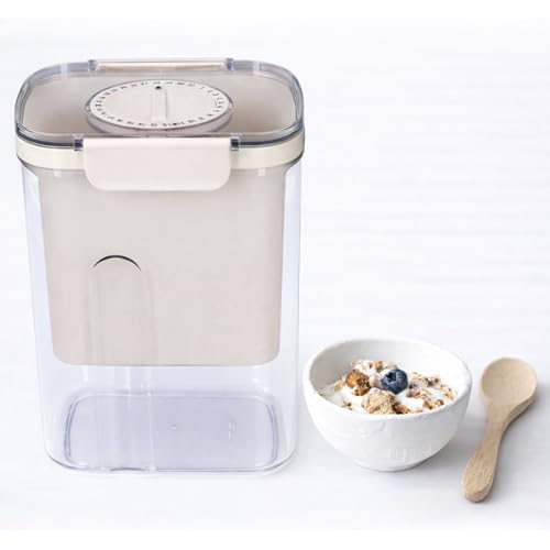 Yogurt Dehydrator, Small-Batch Greek Yogurt Maker with Built-In Date Reminder