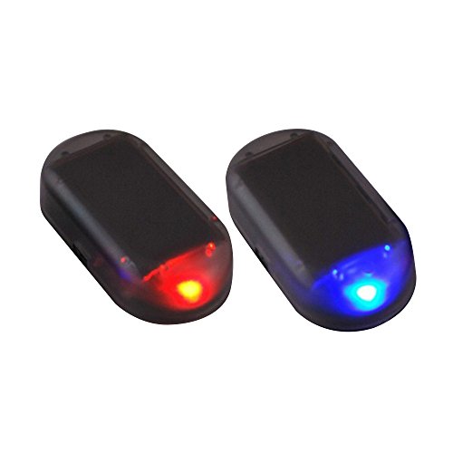 LED Flash Strobe Light, Solar Energy Security Alarm Light Anti-theft Warning Strobe Lamp
