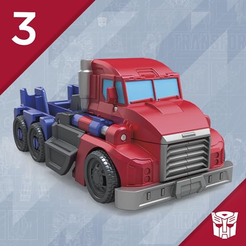 Transformers F6960 1-Step Flip Heroes 3-Pack, 4-Inch Wheeljack, Bumblebee, And Optimus Prime Action Figures thumb #9