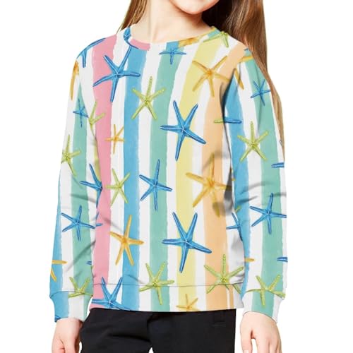 Modysero Casual Spring Fall Kids Hoodies Loose Fit Long Sleeve Graphic Pullover Sweatshirt for Boys Girls3