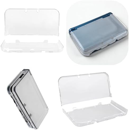 2 Sets Protective Covers for New 3DS XL, Ultra Clear Hard Case Anti-Scratch Protective Shell Accessories Replacement Parts Compatible with 3DS XL (Transparent) — view 6