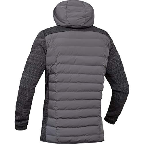Leibwächter Hybridjacke Herren mit Kapuze – Kornblau – XS – Moderne & Wärmende Jacke – Allwetter Hybrid Steppjacke Übergangsjacke – Strapazierfähige Reißverschluss Taschen – Bild 2