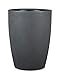 Produktbild Scheurich Pisa 45, Hochgefäß/Blumentopf/Pflanzkübel, rund, Farbe: Schwarz-Granit, hergestellt mit recyceltem Kunststoff, 10 Jahre Garantie, für den Außenbereich