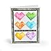 Sizzix Faceted Heart Dies, One Size, Multicolor