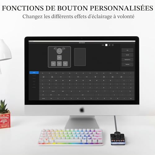 Clavier de jeu mécanique Geekria RGB pour Windows 11 et Mac OS filaire