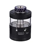 Steam Crave Aromamizer Titan V2 RDTA Clearomizer Set für Selbstwickler | bis 32ml Tankvolumen | Farbe: schwarz