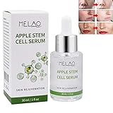 Face Skin Care Serum Apple Stem Cell Liquid for Firm Skin, Removing Acne, Cleaning Pores, Restore...