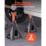 VEVOR Jack Stands 6t/13000lbs Capacity Car Jack Stands Double Locking 2 pcs - Image 2