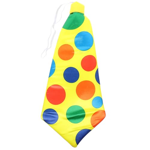 Cravate clown en satin pour animer vos soirées déguisées et anniversaires