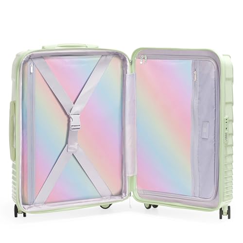 Traveler's Choice Phenom 3PC Polycarbonate Spinner Luggage Set, TSA Lock, Mint3