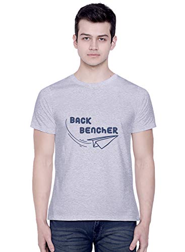Image of CreativiT Graphic Printed T-Shirt for Unisex Back Bencher Tshirt | Casual Half Sleeve Round Neck T-Shirt | 100% Cotton | D00817-53