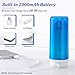 Water Dental Flosser Cordless for Teeth: Portable Oral Irrigator Rechargeable Collapsible Travel Teeth Cleaner with Case, 4 Modes with DIY, 5 Jet Tips, IPX7 Waterproof for Teeth Cleaning