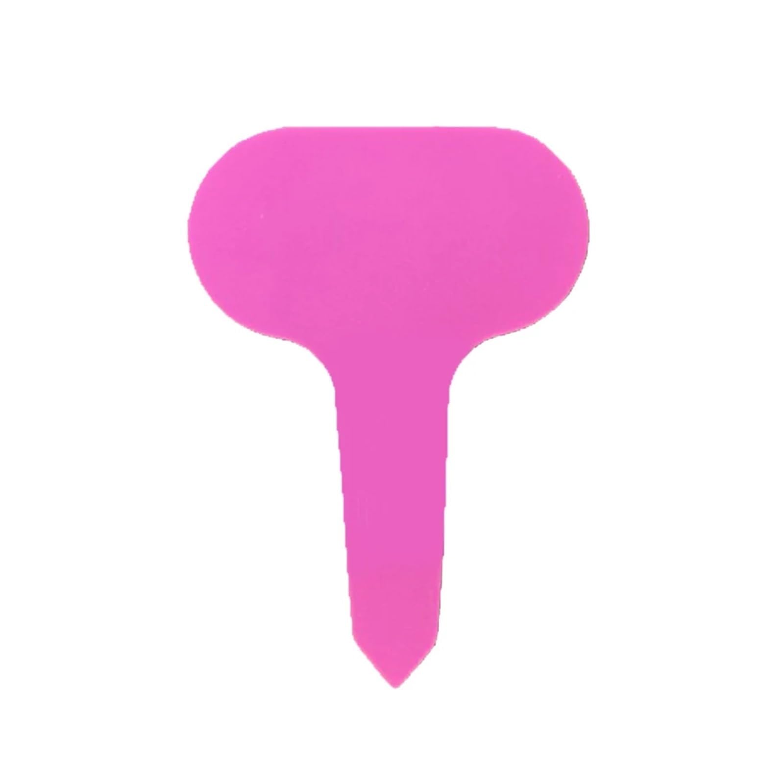 100 Stück bunte PVC-Gartenetiketten, Pflanzenmarkierungen, Garten-Bonsai-Sukkulenten-Aussaat-Tags, Schild Für Gartenpflanze(Pink)