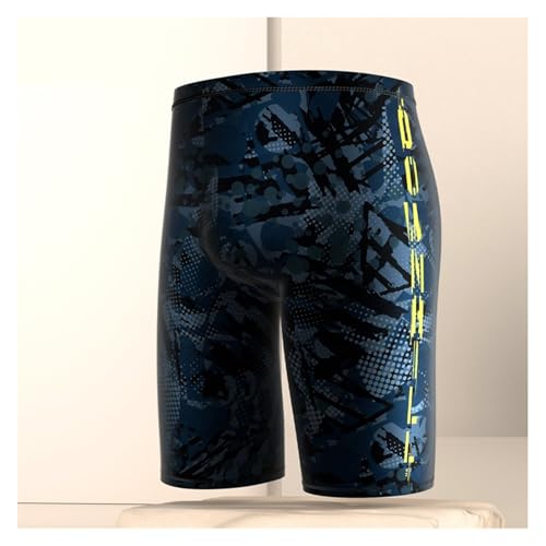 Men's Swimming Trunks Shorts Long to Knee Competitive Swim Training Swimsuit Men Pants Quick Dry for Men2