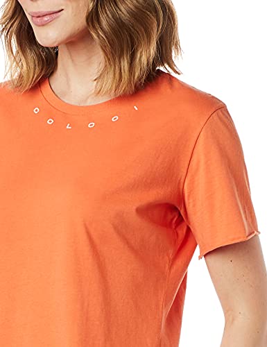 Colcci Camiseta Fitness Feminino, PP, Laranja Hilario