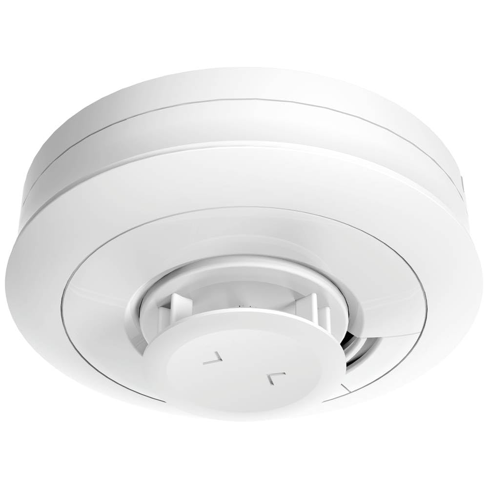 Ei Electronics Ei630W Heat Detector with Temperature Sensor (58 °C) for Kitchen and Bathroom, Optional Wireless Networkable, White