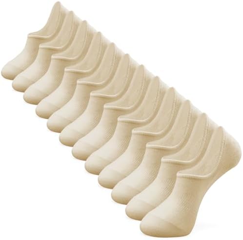 IDEGG Women & Men No Show Low Cut Anti‑Slip Casual Sports Running Socks