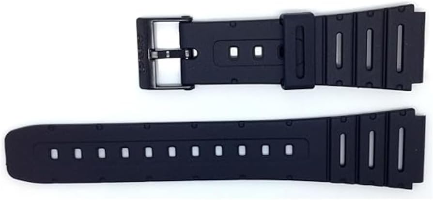 Genuine Casio Replacement Watch Strap 71604130 for Casio Watch CA-53W-1SW + Other Models