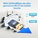 Imagen de AC600 Mini Antena WiFi USB, Dual Band 5GHz