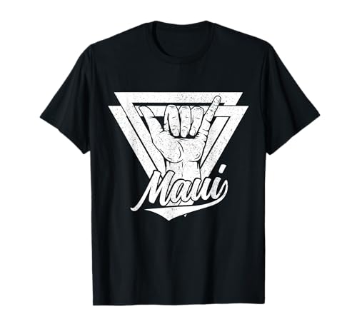 Surfista hawaiano vintage de Maui Hawaii Camiseta