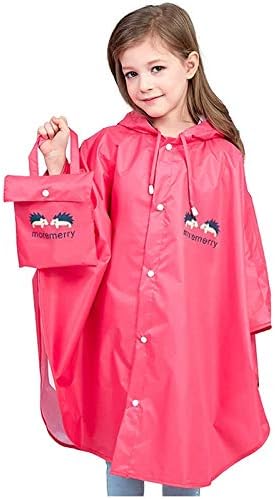 Forver Toddler Outfits Set,Kids Rain Wear 3D Cartoon Children Toddler Raincoat Jacket Ponchos for Boy Girl F1237 Red, 1-2T