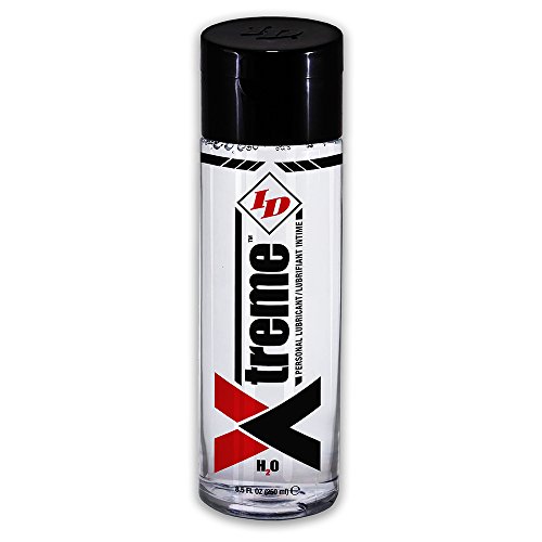 ID Lubricants Xtreme Personal Lubricant Slippery & Rich High Performance Friction Reduction Lube Water Based High Energy for High Intensity Sensual Experience Clear 8.5 Fl Oz