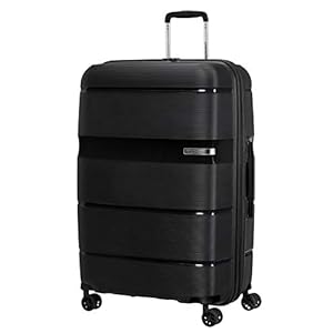 American Tourister Linex – Spinner L, Valise, 76 cm, 102 L, Noir (Vivid Black)
