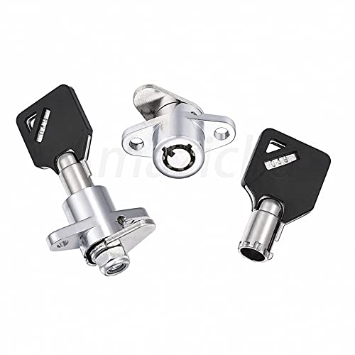 Amazicha 2 Keys Saddlebag Lock Set Hard Saddle Bag Hardware Compatible For Harley Davidson Touring Street Glide Electra Glide Road Glide Road King 1993-2013 #TOP3