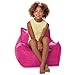 Adult Kids & Teen Bean Bag Chair Lounger with Soft Plush Fluffy Seat 25