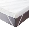 BEDSURE Matrastopper 140x200cm hard – 7 cm hoogte traagschuim matras topper 140×200 H3, orthopedische matrastopper voor…
