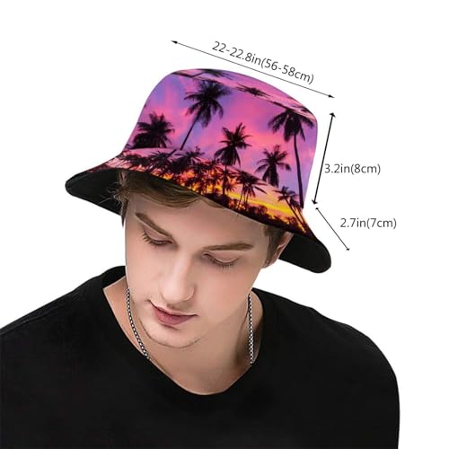 Image of One Love Music Reggae Rasta Jamaican Men's Women's Bucket Hat Packable Lightweight Outdoor Hat