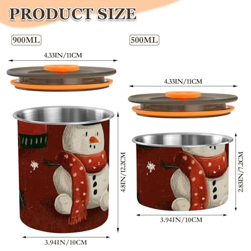 Contenedor Hermético para Café de Acero Inoxidable 500ml miniatura 3
