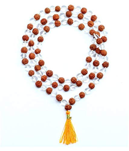 J N K M Feng Shui Yantra Vastu Gift Idols & Figurine Fengshui Rudraksha Sphatik Mala Crystal Wood Necklace