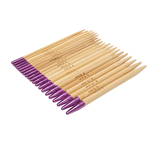 Conjunto de Agulhas de tricô Circulares Ergonômicas Intercambiáveis ​​com Bolsa de Armazenamento par