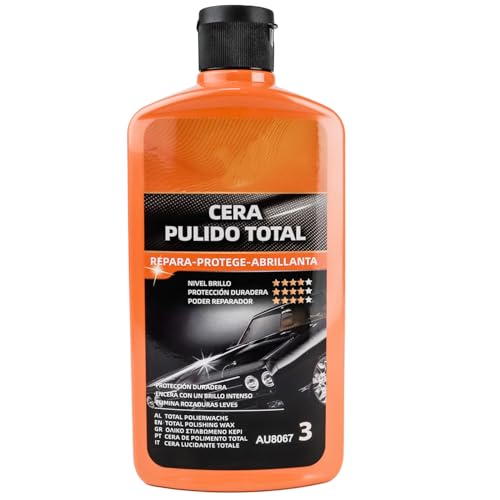 Various-Cera Pulido Total 500ml,Pulimento para Coche Arañazos y Protección Duradera,Brillo Intenso...