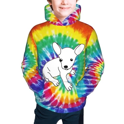 Chihuahua Puppy Boy, Girls Sports Shirt Youth Pullover Fashion Hooded Sweatshirt