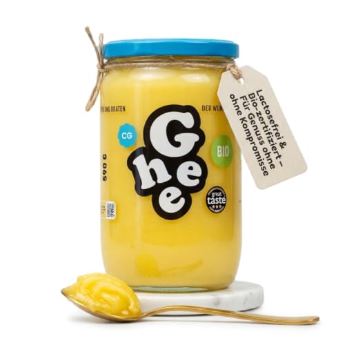 Ghee Bio Butterschmalz 590 g Geklärte Butter Laktosefrei