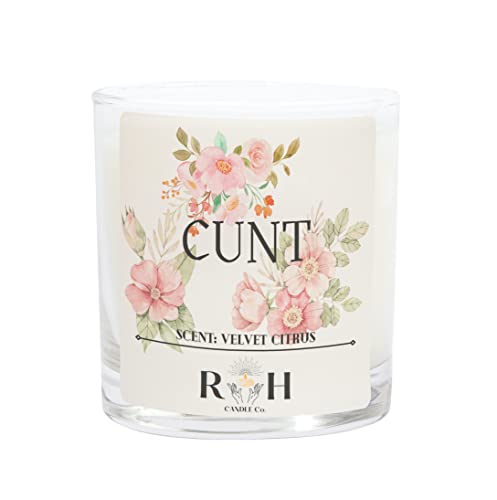 C*Nt Candle | Stocking Stuffer | Rh Candle Co | Comes In A Gift Box | Velvet Moss Scented | Funny Candle | Funny Gift #TOP30