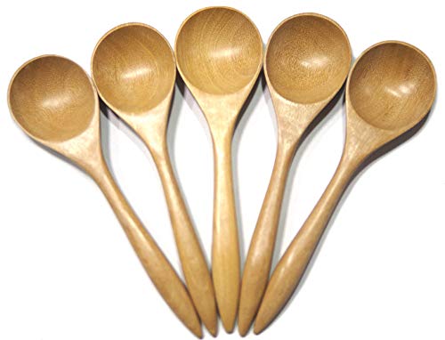 Wooden Utensil 5 Wood Ladle Soup Spoon 6